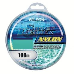 100m Spool Of Wilson Nylon Shock Leader - Monofilament Fishing Leader Material