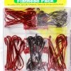 Assorted Tackle Packs 100 Pce Mustad Assorted Chemically Sharpened Flathead Hook Pack In Tackle Tray