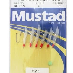 Mustad Bait Catcher Fishing Rig - 2 X 3 Hook Bait Jigs