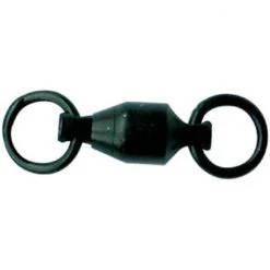 1 X Packet Of Mustad Black Ball Bearing Swivels With Welded Rings -Terminal Tackle Sales 2022 MSBBB