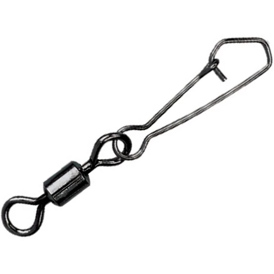 1 X Packet Of Mustad Black Rolling Swivels With Hook Snaps 3 1 X Packet Of Mustad Black Rolling Swivels With Hook Snaps - Image 3