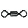 Rolling Swivels 10 X Packets Of Mustad Black Rolling Fishing Swivels With Round Eyes