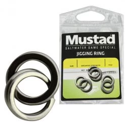 Split Rings Mustad Stainless Steel Jigging Rings For Fishing Lures