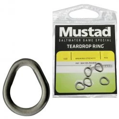 Split Rings Mustad Stainless Steel Teardrop Rings For Fishing Lures