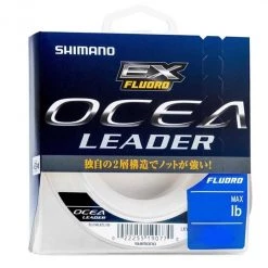 20m Spool Of 120lb Shimano EX Fluoro Ocea Leader Fluorocarbon Fishing Leader