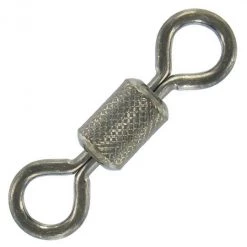 Rolling Swivels 12 Pack Of Shogun S449 Black Rolling Fishing Swivels