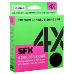 300yd Spool Of Yellow Sufix SFX 4X Premium Braided Fishing Line -4 Carrier Braid