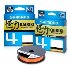 1 X 300m Spool Of Shimano Kairiki 4 Braided Fishing Line - Hi Vis Orange Braid -Terminal Tackle Sales 2022 SKF30020O 2