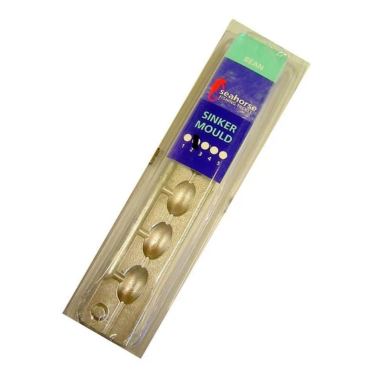 Sinker Moulds Seahorse 2 Bean Sinker Mould - Makes 6 Sinkers - Made In Australia 2 Sinker Moulds Seahorse 2 Bean Sinker Mould - Makes 6 Sinkers - Made In Australia - Image 2