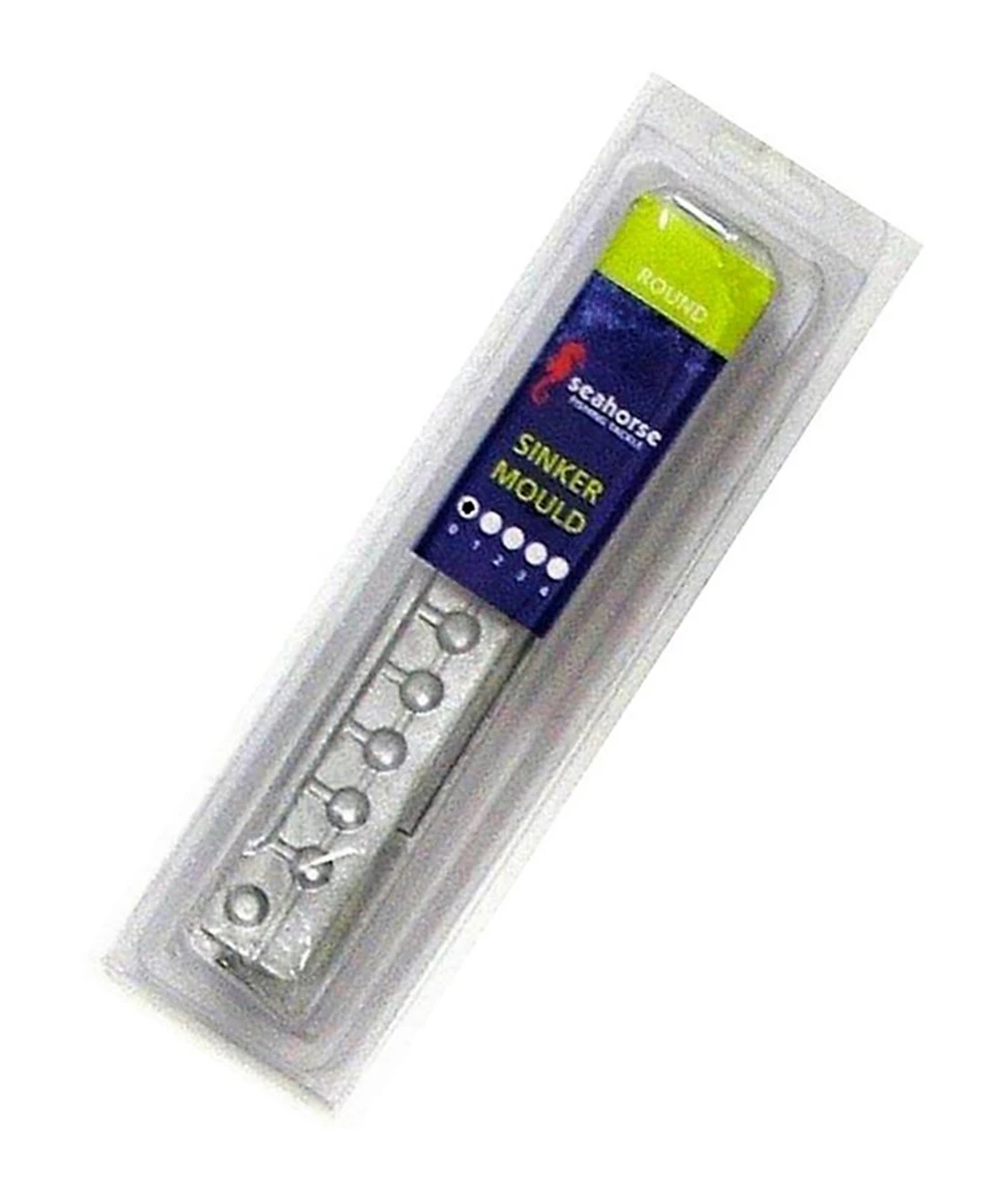 Sinker Moulds Seahorse 0 Ball Sinker Mould - Makes 10 Sinkers - Made In Australia 1 Sinker Moulds Seahorse 0 Ball Sinker Mould - Makes 10 Sinkers - Made In Australia