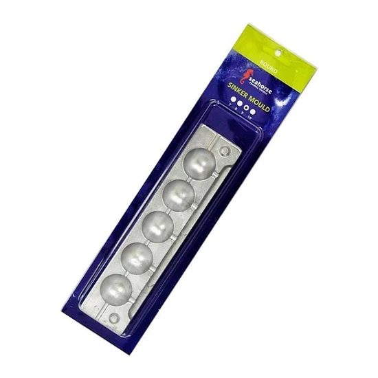 Sinker Moulds Seahorse 9 Ball Sinker Mould - Makes 5 Sinkers - Made In Australia 2 Sinker Moulds Seahorse 9 Ball Sinker Mould - Makes 5 Sinkers - Made In Australia - Image 2