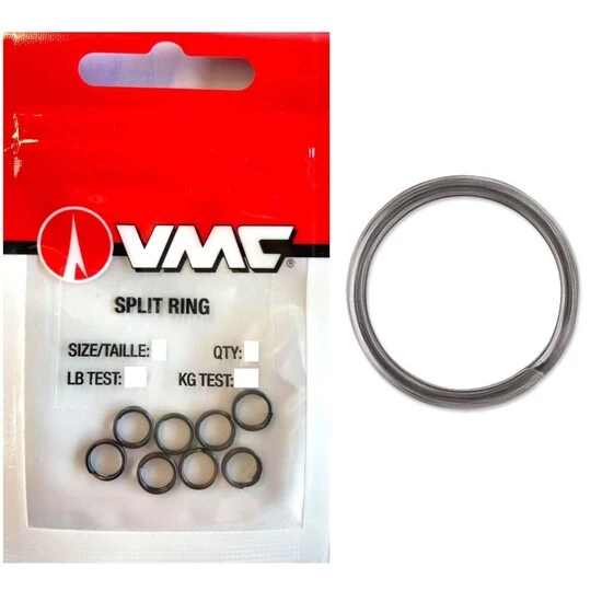 1 Packet Of VMC Stainless Steel Split Rings With Black Nickel Finish 2 1 Packet Of VMC Stainless Steel Split Rings With Black Nickel Finish - Image 2