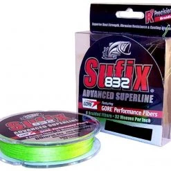 150yd Spool Of 80lb Sufix 832 Advanced Superline Braided Fishing Line -Neon Lime