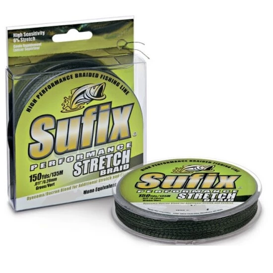 135m Spool Of 65lb Green Sufix Performance Stretch Braided Fishing Line 2 135m Spool Of 65lb Green Sufix Performance Stretch Braided Fishing Line - Image 2
