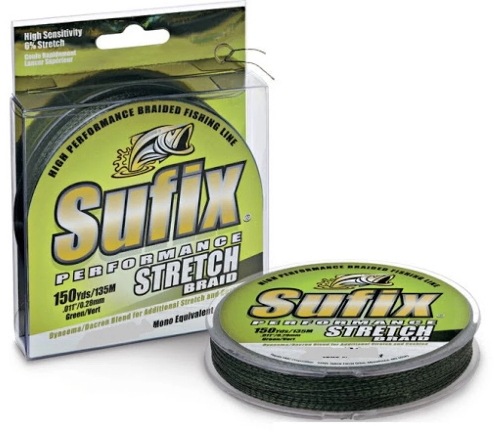 135m Spool Of 65lb Green Sufix Performance Stretch Braided Fishing Line 1 135m Spool Of 65lb Green Sufix Performance Stretch Braided Fishing Line