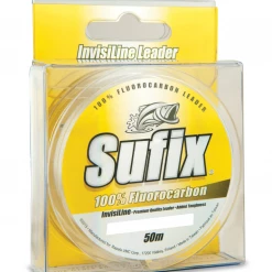 Fluorocarbon Leader 50m Spool Of Sufix InvisiLine 100% Fluorocarbon Fishing Leader