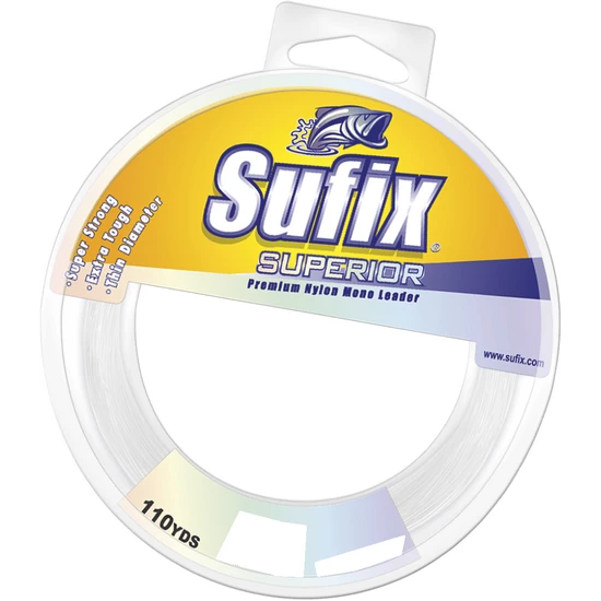 100m Spool Of Sufix Superior Monofilament Fishing Leader -Clear Mono Leader Line 2 100m Spool Of Sufix Superior Monofilament Fishing Leader -Clear Mono Leader Line - Image 2