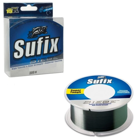 300m Spool Of Sufix Siege Low Vis Green Monofilament Fishing Line 2 300m Spool Of Sufix Siege Low Vis Green Monofilament Fishing Line - Image 2