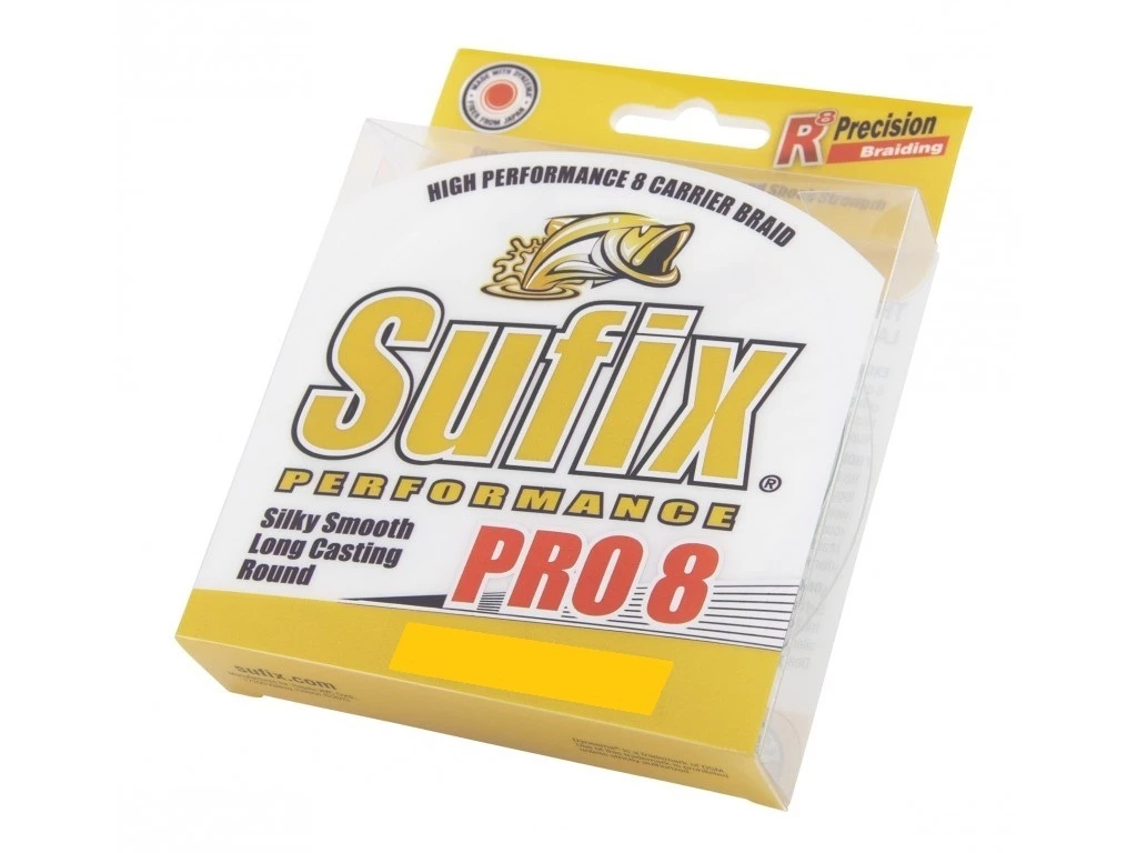 300yd Spool Of Sufix Pro 8 Braided Fishing Line - Hi-Vis Yellow Fishing Braid 1 300yd Spool Of Sufix Pro 8 Braided Fishing Line - Hi-Vis Yellow Fishing Braid