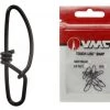 VMC Snaps VMC Touch-Lok Snaps - Stainless Steel Fishing Snaps With Black Nickel Finish