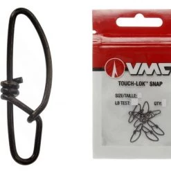 VMC Snaps VMC Touch-Lok Snaps - Stainless Steel Fishing Snaps With Black Nickel Finish