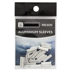Aluminium Sleeves 25 Pack Of Wilson Aluminium Crimps - Connector Sleeves For Fishing Wire/Line -Terminal Tackle Sales 2022 WAL 1