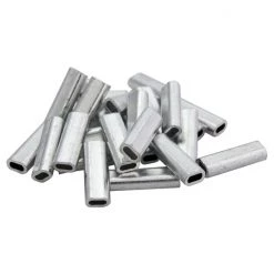 Aluminium Sleeves 25 Pack Of Wilson Aluminium Crimps - Connector Sleeves For Fishing Wire/Line -Terminal Tackle Sales 2022 WAL07 2