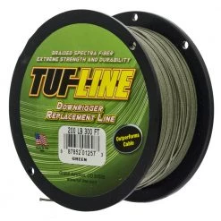 300ft Spool Of 200lb Tuf-Line Green Braided Downrigger Replacement Line