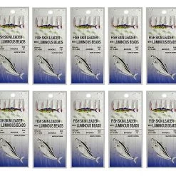 Surecatch 10 Packets Of Wilson Bait Jigs - Fish Skin Fishing Rigs