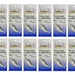Surecatch Surecatch Bulk 12pc Wilson Bait Jigs Fishing Rig Sizes 4, 6, 8,10