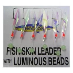 Wilson Bait Jigs Fishing Rig -Hook Sizes 4 & 6 Bulk 6pc -Terminal Tackle Sales 2022 baitrig4 6x3 7