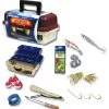 Assorted Tackle Packs Surecatch 201 Piece Mega Fishing Pack - 3 Tray Tackle Box - Assorted Tackle Kit