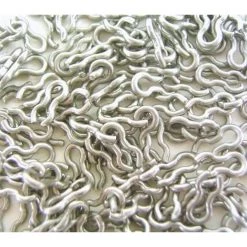 Bulk 1000 X Rosco Stainless Steel Figure 8 Lure Eyelets-Glem-Made In U.S.A.