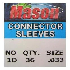 Mason Crimps/Connector Sleeves 36 Pcs Of Mason Crimps - Crimping Connector Sleeves For Fishing Wire/Line -Terminal Tackle Sales 2022 m1d 2
