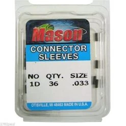 Mason Crimps/Connector Sleeves 36 Pcs Of Mason Crimps - Crimping Connector Sleeves For Fishing Wire/Line -Terminal Tackle Sales 2022 m1d 8