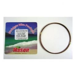 MASON Multi Strand Wire 30ft Coil Of Mason Multistrand Stainless Steel Wire Fishing Leader -Terminal Tackle Sales 2022 mbmc 125 2