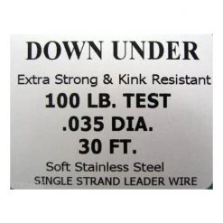 30ft Coil Of Mason Down Under Soft Stainless Steel Fishing Wire Leader -Terminal Tackle Sales 2022 mduc 100 3