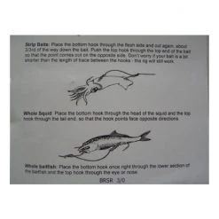 Mustad Rigs 1 X Packet Of 3 Mustad Big Red Snapper Rigs-2 Hook Pre-Tied Snelled Snapper Rigs -Terminal Tackle Sales 2022 mrbrs3 0 8