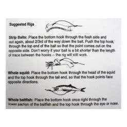 Mustad Rigs 1 X Packet Of 3 Mustad Penetrator Snapper Rigs - 2 Hook Pre-Tied Snelled Rigs -Terminal Tackle Sales 2022 mrps4 0 7