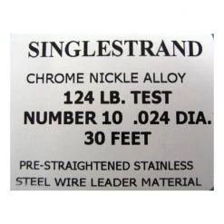 25ft Coil Of Mason Single Strand Stainless Steel Wire Fishing Leader -Terminal Tackle Sales 2022 mssbro3 10 4