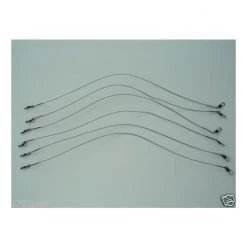 6 X Wilson 18 Inch X 40lb Black Wire Fishing Trace With Barrel Swivel & Interlock Snaps -Terminal Tackle Sales 2022 traceb18 3