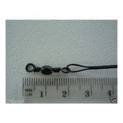 6 X Wilson 18 Inch X 40lb Black Wire Fishing Trace With Barrel Swivel & Interlock Snaps -Terminal Tackle Sales 2022 traceb18 4