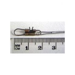 6 X Surecatch 12 Inch X 40lb Clear Wire Fishing Trace With Swivels And Snaps -Terminal Tackle Sales 2022 tracec12 4