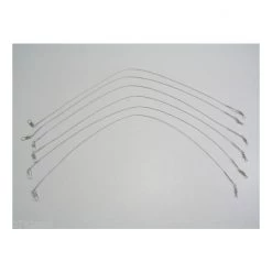 6 X Surecatch 18 Inch X 40lb Clear Wire Fishing Trace With Swivels And Snaps -Terminal Tackle Sales 2022 tracec18 2