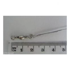 6 X Surecatch 18 Inch X 40lb Clear Wire Fishing Trace With Swivels And Snaps -Terminal Tackle Sales 2022 tracec18 3