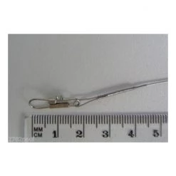 6 X Surecatch 18 Inch X 40lb Clear Wire Fishing Trace With Swivels And Snaps -Terminal Tackle Sales 2022 tracec18 4