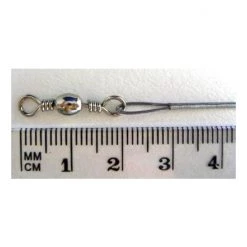 6 X Surecatch 9 Inch X 40lb Clear Wire Fishing Trace With Swivels And Snaps -Terminal Tackle Sales 2022 tracec9 3