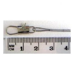 6 X Surecatch 9 Inch X 40lb Clear Wire Fishing Trace With Swivels And Snaps -Terminal Tackle Sales 2022 tracec9 4