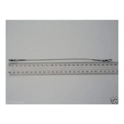 Wilson Deluxe Coastlock Snap & Crane 6 X Deluxe Black Nylon Coated Stainless Steel Wire Fishing Leaders - Wire Trace 12 Wilson Deluxe Coastlock Snap & Crane 6 X Deluxe Black Nylon Coated Stainless Steel Wire Fishing Leaders - Wire Trace -Terminal Tackle Sales 2022 tracedl0940 4