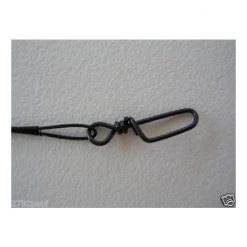 Wilson Deluxe Coastlock Snap & Crane 6 X Deluxe Black Nylon Coated Stainless Steel Wire Fishing Leaders - Wire Trace 13 Wilson Deluxe Coastlock Snap & Crane 6 X Deluxe Black Nylon Coated Stainless Steel Wire Fishing Leaders - Wire Trace -Terminal Tackle Sales 2022 tracedl0940 5